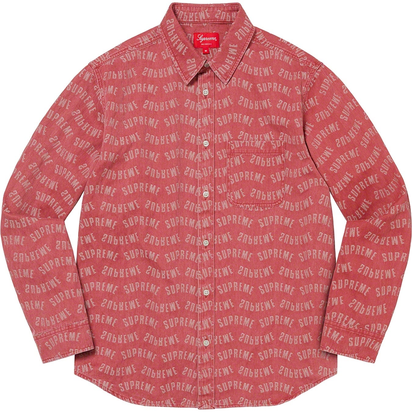 Arc Jacquard Denim Shirt view 7